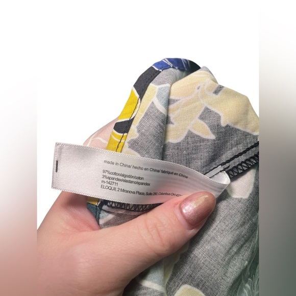 ELOQUII New NWT Black Floral Fit And Flare Dress Size 20 - Picture 6 of 8